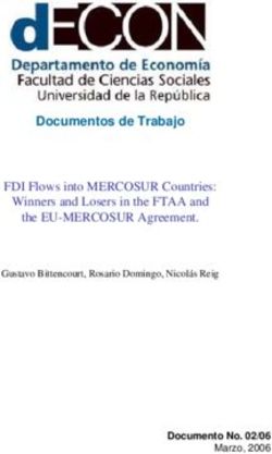 Documentos de Trabajo - FDI Flows into MERCOSUR Countries: Winners and Losers in the FTAA and the EU-MERCOSUR Agreement.