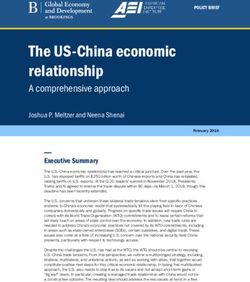The US-China economic relationship - A comprehensive approach - Brookings Institution