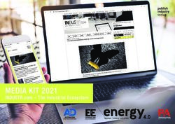 MEDIA KIT 2021 INDUSTR.com - The Industrial Ecosystem - publish-industry