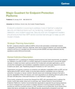 Magic Quadrant for Endpoint Protection Platforms