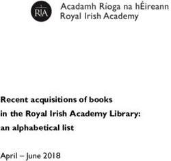 Recent acquisitions of books in the Royal Irish Academy Library: an alphabetical list April - June 2018