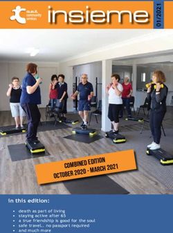 October 2020 - march 2021 - in this edition