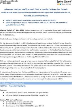 Advanced markets reaffirm their faith in Intellect's Next-Gen Fintech architecture with the Societe Generale win in France and earlier wins in US ...