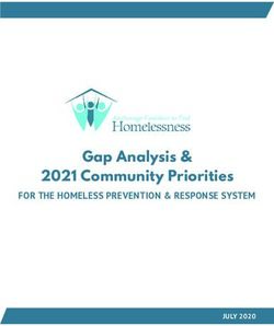 Gap Analysis & 2021 Community Priorities - FOR THE HOMELESS PREVENTION & RESPONSE SYSTEM - Anchorage ...