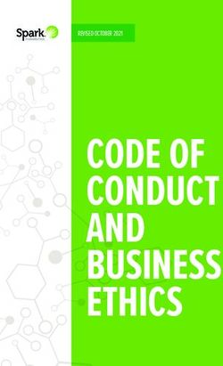 CODE OF CONDUCT AND BUSINESS ETHICS - REVISED OCTOBER 2021 - Spark Therapeutics