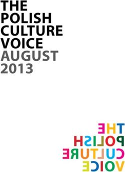 The polish culture voice august 2013 - the polish culture