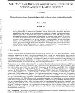 SOK: WHY HAVE DEFENSES AGAINST SOCIAL ENGINEERING ATTACKS ACHIEVED LIMITED SUCCESS?