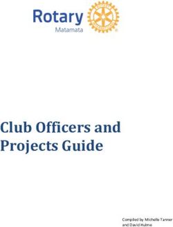 Club Officers and Projects Guide - Compiled by Michelle Tanner and David Hulme - Rotary Matamata