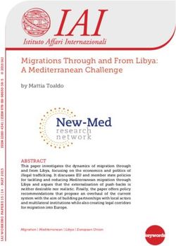 Migrations Through and From Libya: A Mediterranean Challenge