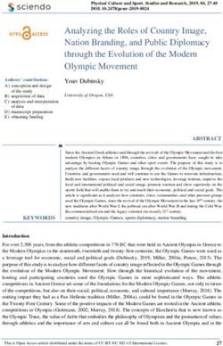 Analyzing the Roles of Country Image, Nation Branding, and Public Diplomacy through the Evolution of the Modern Olympic Movement