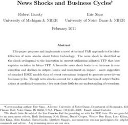 News Shocks and Business Cycles - Robert Barsky