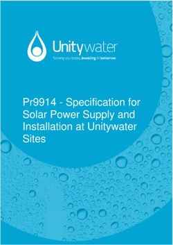 Pr9914 - Specification for Solar Power Supply and Installation at Unitywater Sites - Specification for Solar Power Supply and Installation ...