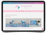 Visual identity and WordPress site for an artist - CASE: Art Studio Kirstu Hanna Harjula - Theseus