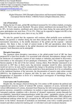 Conceptual Note for IESALC - UNESCO, Futures of Higher Education, 2021