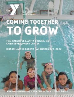 TO GROW COMING TOGETHER - New Canaan YMCA