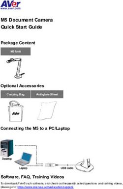 M5 Document Camera Quick Start Guide - Package Content - AVer