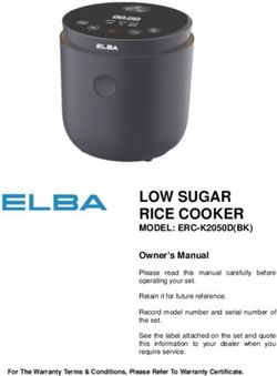 LOW SUGAR RICE COOKER - ELBA