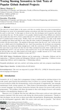 Tracing Naming Semantics in Unit Tests of Popular Github Android Projects - DROPS