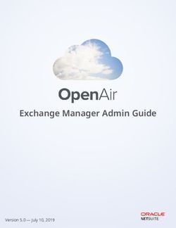 Exchange Manager Admin Guide - Version 5.0 - July 10, 2019 - Oracle Help Center