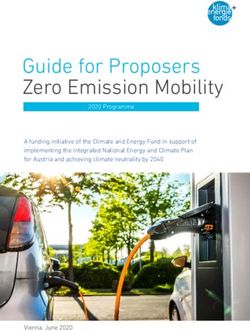 Guide for Proposers Zero Emission Mobility - A funding initiative of the Climate and Energy Fund in support of implementing the Integrated ...