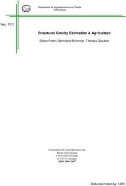 Structural Gravity Estimation & Agriculture