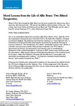 Moral Lessons from the Life of Alfie Evans: Two Ethical Perspectives - Catholic Health Association