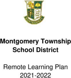 Montgomery Township School District - Remote Learning Plan 2021-2022 - Montgomery ...