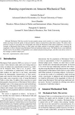 Running experiments on Amazon Mechanical Turk