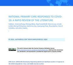 NATIONAL PRIMARY CARE RESPONSES TO COVID- 19: A RAPID REVIEW OF THE LITERATURE