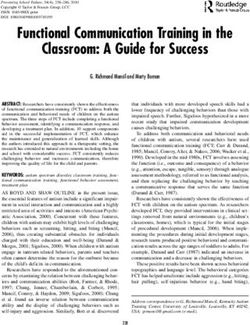 Functional Communication Training in the Classroom: A Guide for Success
