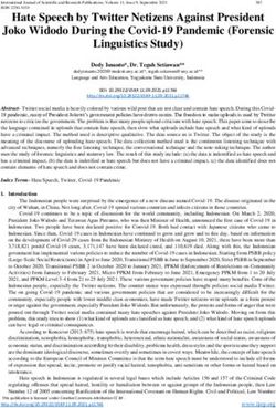 Hate Speech by Twitter Netizens Against President Joko Widodo During the Covid-19 Pandemic (Forensic Linguistics Study)