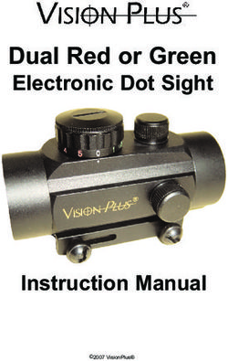 Dual Red or Green Electronic Dot Sight - Instruction Manual