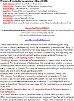 Womens Food Alliance Advisory Board 2020: Leigh Cort ...