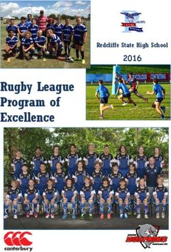 Rugby League Program of Excellence - 2016 Redcliffe State High School