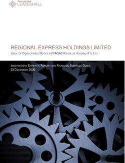 REGIONAL EXPRESS HOLDINGS LIMITED - Leadenhall