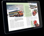 English text - Laster und Bagger