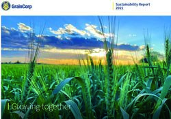 Growing together - Sustainability Report 2021 - GrainCorp