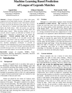 Machine Learning Based Prediction of League of Legends Matches