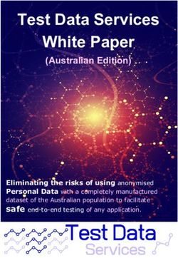 Test Data Services White Paper - (Australian Edition) - Eliminating the risks of using anonymised
