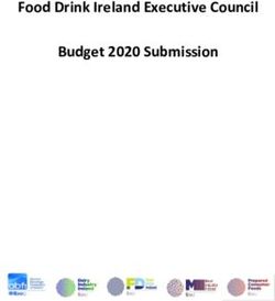Food Drink Ireland Executive Council Budget 2020 Submission