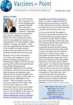 Editor's Letter - UN Health Update