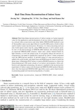 Real-Time Dense Reconstruction of Indoor Scene