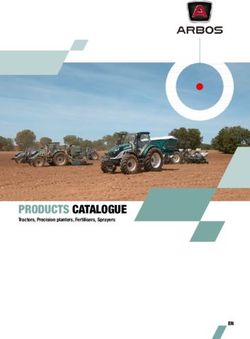 PRODUCTS CATALOGUE Tractors, Precision planters, Fertilisers, Sprayers