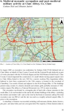 Medieval monastic occupation and post-medieval