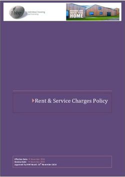 Rent & Service Charges Policy - Hebridean Housing Partnership