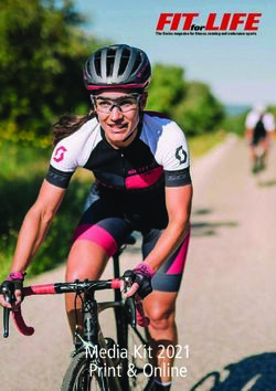 Media Kit 2021 Print & Online - Fit for Life