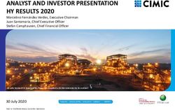 ANALYST AND INVESTOR PRESENTATION HY RESULTS 2020 - Bell Direct