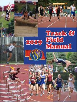 Track & Field Manual 2019 - To NSAA Main Web Page
