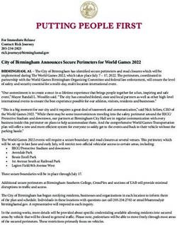 City of Birmingham Announces Secure Perimeters for World Games 2022