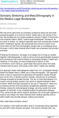 Scholarly Stretching and Meta-Ethnography in the Medico-Legal Borderlands - Somatosphere